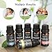 Essential Oils, LuckyFine 100% Pure & Natural Aromatherapy Oil, Top 6 Essential Oils Set, Therapeutic-Grade Upgraded Aroma Starter Gift Set for Baby Women and Men Spa Relax (6 x 10ml/Bottle)