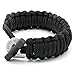 GECKO EQUIPMENT Adjustable Premium Paracord Bracelet with Survival kit and Fire Starter - Fits 8