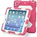 ACEGUARDER ipad mini 2/3 case for kids Rainproof Shockproof Waterproof Case for Apple Ipad Mini 3 Slim Military-Duty Case with Back Cover Standing [Blue-White]