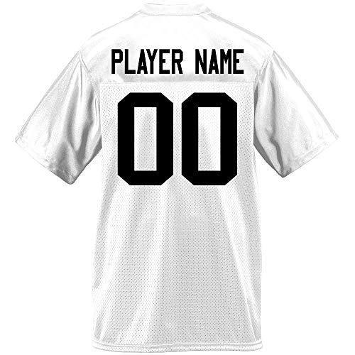 Custom Football Jersey for Youth and Adult you Design Online in Adult large in White