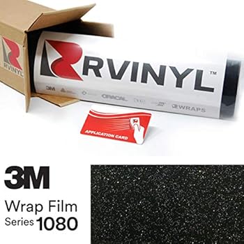 3M 1080 GP292 Gloss Galaxy Black 5ft x 6ft W/Application Card Vinyl Vehicle Car Wrap Film Sheet Roll