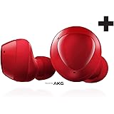 Samsung Galaxy Buds+ Plus, True Wireless Earbuds w/improved battery and call quality (Wireless Charging Case included), Red – US Version