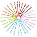 30 Pieces Colorful Plastic Sewing Needles, Color Scissor Sewing Yarn Needles Safety Plastic Lacing Needles for Crafts