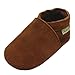 SAYOYO Baby Soft Sole Prewalkers Baby Toddler Shoes Cattle Cashmere Shoes(Brown,12-18 Months)