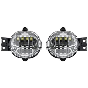 AIJICHE Nebelscheinwerfer 1500 2002-2008-Gültig für Nebelscheinwerfer Dodge Ram 2500/3500 2003-2009,Silver