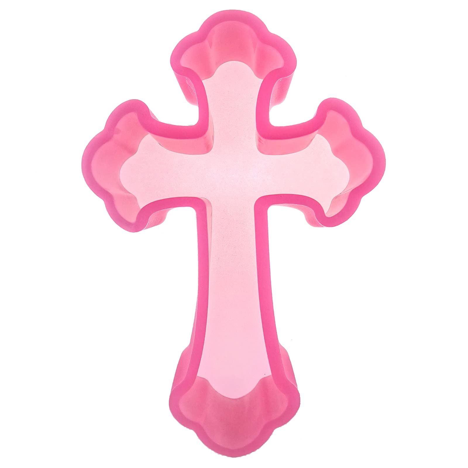 Photo 1 of (300 Design Optional) MUBYOK M299 Fancy Cross Silicone Freshie Mold for Baking Aroma Beads Car Freshie Supplies