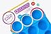 Silicone Muffin Pan Nonstick Bakeware - 12 Cups Blue Silicon Muffin Tray - BPA-Free Muffin Top Pan - Cupcake Baking Pan - Silicone Cake Cupcake Muffin Baking Tray Mold - Bonus Muffin Recipes E-Book
