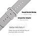Gear S2 Watch Band, Fintie Soft Woven Nylon Lightweight Replacement Sport Strap Bands with Classic Buckle for Samsung Gear S2 SM-R720 / SM-R730 Smartwatch - White