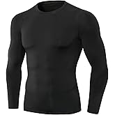 SPVISE Men's Compression Shirt Long Sleeve Athletic Workout T-Shirts Top Active Sport Baselayer Undershirt Gear Shirt Dry Fit