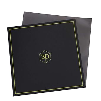 Amazon Com 3d Printer Heat Bed Platform Sticker Adhesive Sheet Build Surface Hot Bed Plate 220x220mm Square Black Industrial Scientific