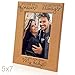 KATE POSH - I'll Love You Forever, I'll Like You for Always, as Long as I'm Living, My Baby You'll be - Engraved Natural Wood Picture Frame, Valentine's Day Gifts, New Baby Gifts (5x7-Vertical)