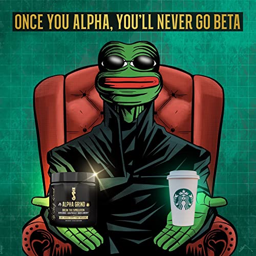 Alpha Grind – Instant Maca Coffee For Men + Natural Energy + Brain