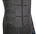 JQ JQAMAZING Mens Slimming Body Shaper Vest Abdomen Slim Shirt Compression Tank Shaperwear (Gray, X-Large)