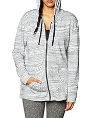 Hanes Women's Jersey Full Zip Hoodie