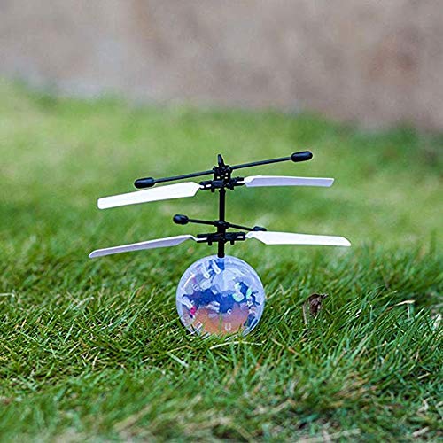 image for Wecolor Kids Flying Ball Crystal Flashing LED Light Flying Ball RC Toy