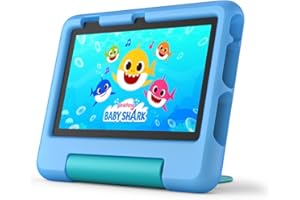 Amazon Fire 7 Kids tablet, ages 3-7. Top-selling 7" kids tablet on Amazon - 2022 | ad-free content with parental controls inc