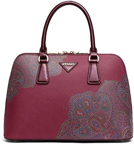 PMSIX Ladies Designer Satchel Tote Bag Cowhide Leather Tote Satchel Crossbody Shoulder Bags