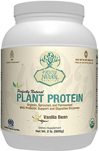Perfectly Organic Plant Protein Powder - Preservative Free, Non-GMO, Gluten Free
