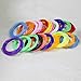 3D Pen Filament Refills, PACKGOUT 1.75 mm Glowing in The Dark Color PLA Filament, 30 Colors 600 Feet (No Odor and Fumes)