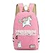 Kid's Girls Floral Animal Cartoon Funny School Backpack Cute Unicorn Pink Travel Shoulder Bag (Pink unicorn)
