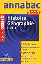 Histoire-géographie, L, ES, S