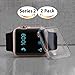 Langboom 50case-ch Apple Watch Screen Protector Ultra-Thin PC Hard Cover Full Coverage Clear Case for iWatch Series 2 - 42 mm - 2 Piece