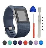 BeneStellar for Fitbit Surge Band, Newest TPU Bracelet Strap Small Large Replacement Band for Fitbit Surge Watch Fitness Tracker WatchBand Wristband Accessories