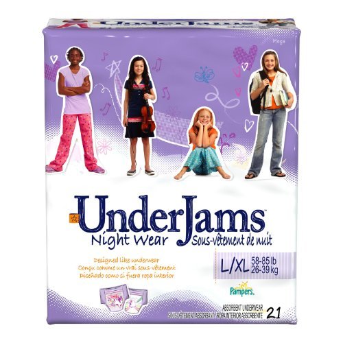 Pampers UnderJams Underwear - Girls - Large/X-Large - 21 ct