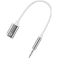 Zenarao Silver Headphone Jack Adapter, 3.5mm Male to TypeC Female Audio Cable Cord, USB C to Aux Audio Dongle Cable Cord, Compatible with MP3 Players, CD Players, Laptops, Tablets, Smartphone