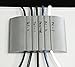 Cable Station 2, Mountable Writable Cable Holder on Desk Organizers, Grey, 1 Each