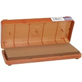 Norton Knife Sharpener Oil Stone with Medium Grit, India Stone Sharpening Stone, Tool and Knife Sharpener Benchstone