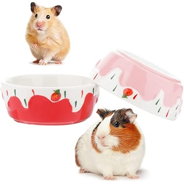 thumbnail image 2 of HAMSTER FEEDING BOWL Guinea Pig Food Dish Rabbit Water Bottles £13.95 2 of 11