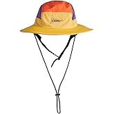 Color-Blocked Fisherman Style Sun Hat for Outdoor Camping, Surfing & Vacations - Wide Brim, UV Protective, Anti-Slip