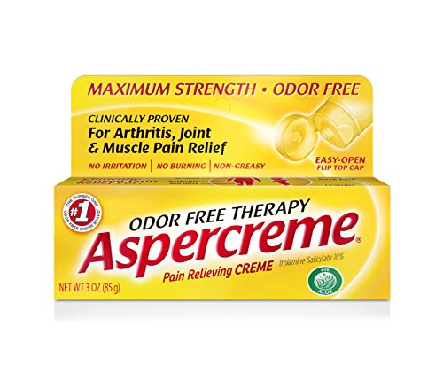 Aspercreme Odor Free Topical Analgesic Cream, 3 Ounce