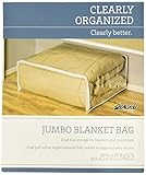 Richards Homewares Clear Vinyl Jumbo Blanket Bag (2-Pack)