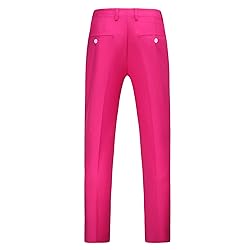 MOGU Mens 2 Piece Suit Slim Fit Double Breasted