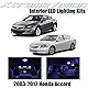 XtremeVision Honda Accord 2003-2012 (12 Pieces) Cool White Premium Interior LED Kit Package + Installation Tool