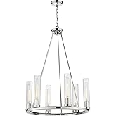 Z-Lite 3031-6PN Beau Chandelier, 6-Light 360 Total Watts, Polished Nickel