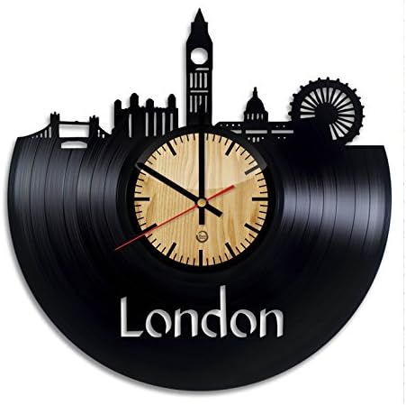 London Record Wall Clock - Get unique of living room wall decor - Gift ideas for girls and boys – Big City Unique Art Design