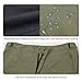 Hifunk Men's MTB Mountain Bike Cycling Shorts Loose-Fit Quick Dry Lightweight Baggy Bicycle Short Water-Resistant UPF 50+(Army Green,L)