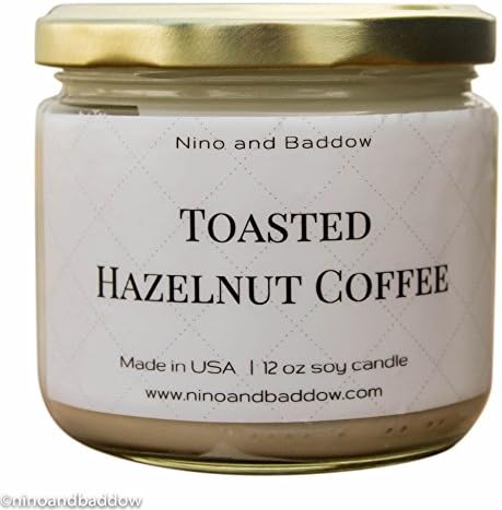 Coffee Soy Candle Made in USA 12 oz Essential Oils Naturally Scented Dye Free Paraffin Free Burns Clean (black) 