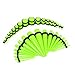 BodyJ4You 36 Pieces Gauges Kit Light Neon Green Tapers with Plugs 14G-00G Stretching Kit - 18 Pairs