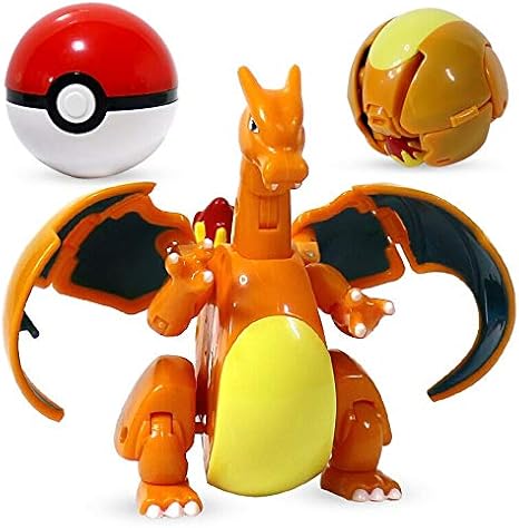 Amazon Co Jp 家の装飾 ポケモンのおもちゃセットポケットモンスターピカチュウアクションフィギュアポケモン ゲームポケボールモデルチャームマーダーアニメクリスマスハロウィーンギフト Color Charizard ホーム キッチン