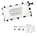 ZWXJ Replacement Tablet SP4960C3B Battery（3.7V 4000MAH） for Samsung Galaxy Tab 2 7.0 P3100 P3110 P3113TS P6200 p6208 P3113 P6208 P3100 Plus GT-P6210 Sgh-t869 Aa1c426bs/t-b SP4960C3B