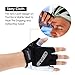 Enkeeo Cycling Gloves Half Finger Bike Gloves M/L/XL Breathable with Microfiber Leather, Anti-slip Shock-absorbing 5MM Gel and 3MM Sponge Pads, Velcro Design for Men/Women Road Racing (Black&Grey)