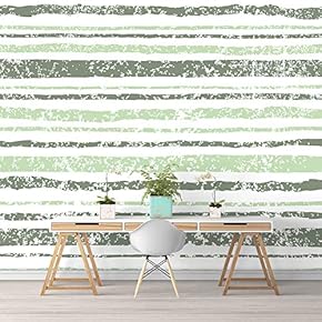 Wall Murals for Bedroom Abstract Geometric Lines Removable Wallpaper Peel and Stick Wall Stickers - 66x96 inches
