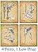 Original Luger Recoil Loading Small Arms Patent Art Prints - Set of Four Photos (8x10) Unframed - Great Gift for Gun Owners