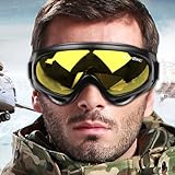 WOLFBIKE Ski Goggles Anti-Fog Double Lens Big Spherical Skate Snowmobile Snowboard Goggles