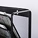DESIGNA Mesh Hanging Wall Organizer, Wall Mount Document Letter Tray File Holder Office Supplies Storage Workspace Mail Organizer for Notebooks,Planners,File Folders - 5 Pockets, Black