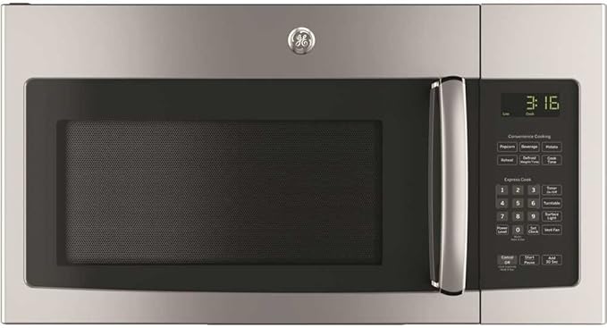 Amazon Com Ge Jvm3162rjss 30 120 Volts 1 6 Cu Ft Capacity Over